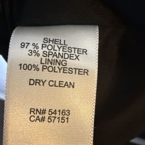 Eliza‎ J Black & White Shift Dress Womens 10 Corpcore Classic Graduation - Picture 11 of 11